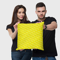 Подушка квадратная LiL PEEP, цвет: 3D-принт — фото 2