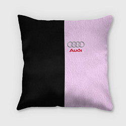 Подушка квадратная AUDI, цвет: 3D-принт