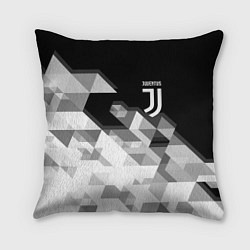 Подушка квадратная JUVENTUS, цвет: 3D-принт