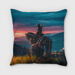 Подушка квадратная The Witcher, цвет: 3D-принт