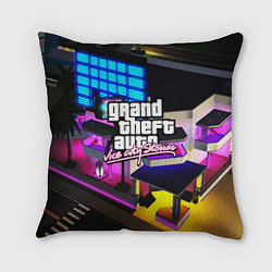 Подушка квадратная GTA:VICE CITY, цвет: 3D-принт