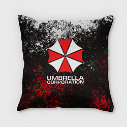 Подушка квадратная UMBRELLA CORP, цвет: 3D-принт