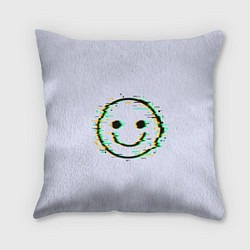 Подушка квадратная Smile, цвет: 3D-принт