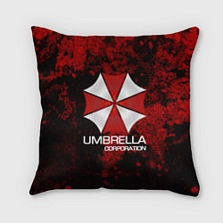 Подушка квадратная UMBRELLA CORP, цвет: 3D-принт