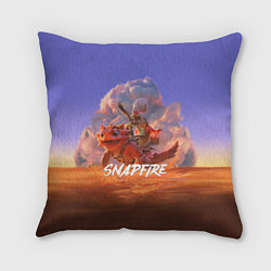 Подушка квадратная Snapfire, цвет: 3D-принт