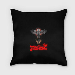 Подушка квадратная Judas Priest, цвет: 3D-принт