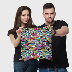 Подушка квадратная Stickerboom, цвет: 3D-принт — фото 2