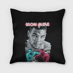 Подушка квадратная Iron Mike, цвет: 3D-принт