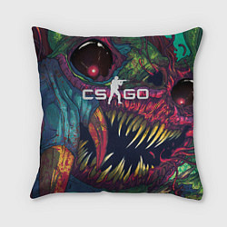 Подушка квадратная CS GO Hyper Beast, цвет: 3D-принт