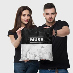 Подушка квадратная Muse, цвет: 3D-принт — фото 2