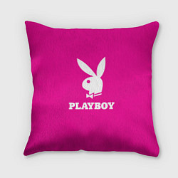 Подушка квадратная PLAYBOY, цвет: 3D-принт