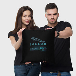 Подушка квадратная Jaguar, цвет: 3D-принт — фото 2