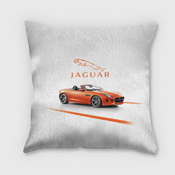 Подушка квадратная Jaguar, цвет: 3D-принт