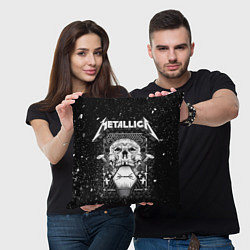Подушка квадратная Metallica, цвет: 3D-принт — фото 2