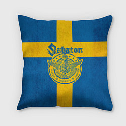 Подушка квадратная Sabaton, цвет: 3D-принт