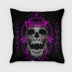 Подушка квадратная Bullet For My Valentine, цвет: 3D-принт