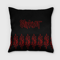 Подушка квадратная Slipknot 5, цвет: 3D-принт