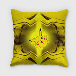 Подушка квадратная Пикачу Oko, цвет: 3D-принт