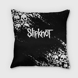 Подушка квадратная SLIPKNOT, цвет: 3D-принт