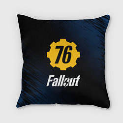 Подушка квадратная FALLOUT76, цвет: 3D-принт