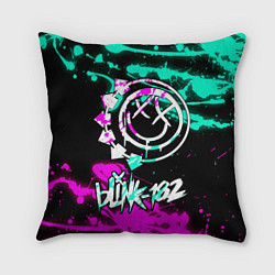 Подушка квадратная Blink-182 6, цвет: 3D-принт