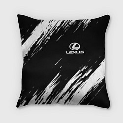 Подушка квадратная LEXUS, цвет: 3D-принт