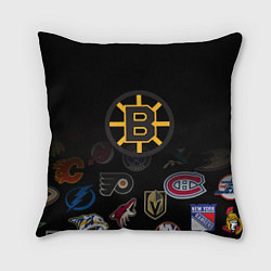 Подушка квадратная NHL Boston Bruins Z, цвет: 3D-принт