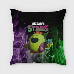 Подушка квадратная Brawl Stars Spike, цвет: 3D-принт