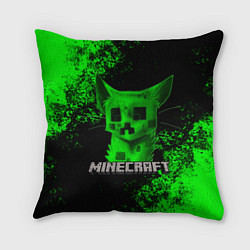 Подушка квадратная MINECRAFT CAT, цвет: 3D-принт