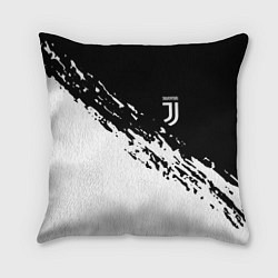 Подушка квадратная JUVENTUS, цвет: 3D-принт