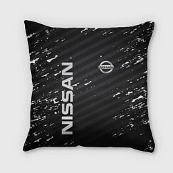 Подушка квадратная NISSAN, цвет: 3D-принт