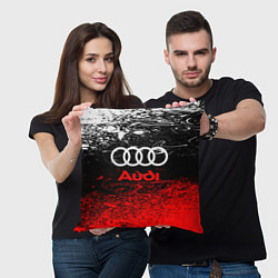 Подушка квадратная AUDI, цвет: 3D-принт — фото 2