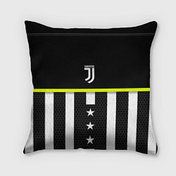 Подушка квадратная Juventus Back to Shchool 202122, цвет: 3D-принт