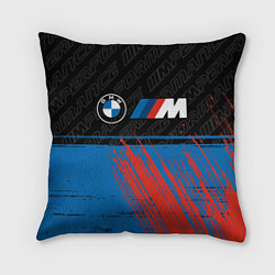 Подушка квадратная BMW БМВ, цвет: 3D-принт