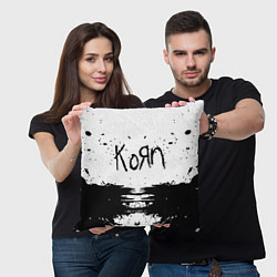 Подушка квадратная Korn, цвет: 3D-принт — фото 2