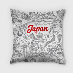 Подушка квадратная Япония Z, цвет: 3D-принт