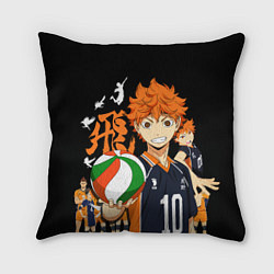 Подушка квадратная ВОЛЕЙБОЛ!! HAIKYUU!!, цвет: 3D-принт