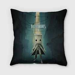 Подушка квадратная Little Nightmares, цвет: 3D-принт