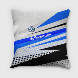 Подушка квадратная Volkswagen, цвет: 3D-принт
