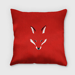 Подушка квадратная Fox minimalism, цвет: 3D-принт