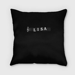 Подушка квадратная Lisa, цвет: 3D-принт