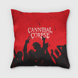 Подушка квадратная Cannibal Corpse Труп Каннибала Z, цвет: 3D-принт