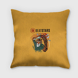 Подушка квадратная Выдающиеся звери, цвет: 3D-принт