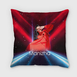 Подушка квадратная Манижа Manizha, цвет: 3D-принт