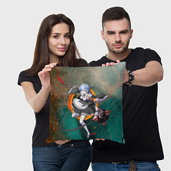 Подушка квадратная Rem, цвет: 3D-принт — фото 2