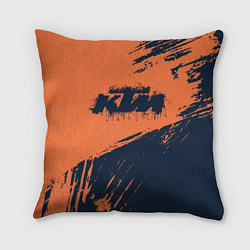 Подушка квадратная KTM ГРАНЖ Z, цвет: 3D-принт