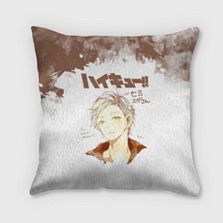 Подушка квадратная Коши Сугавара Haikyuu!!, цвет: 3D-принт