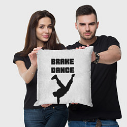 Подушка квадратная Brake Dance, цвет: 3D-принт — фото 2