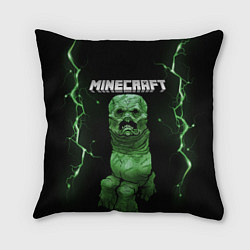 Подушка квадратная CREEPER 3D MINECRAFT 3D Z, цвет: 3D-принт