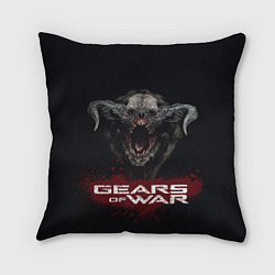 Подушка квадратная MONSTER GEARS OF WAR Z, цвет: 3D-принт